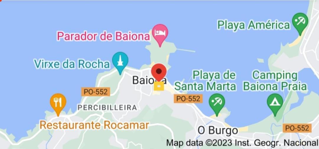 Vivienda En El Casco Historico De Baiona Villa Luaran gambar